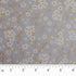 White Yellow Floral Light Grey Cotton